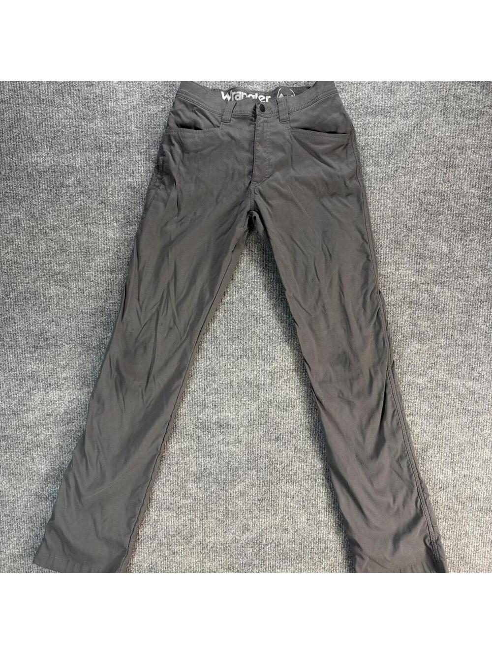 Wrangler Men's Fleece Insulated Gray Utility Casual Pants 30x32 Outdoor workwear